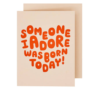 Adore Birthday Card