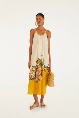 Hilo Stripes Light Blush Maxi Dress