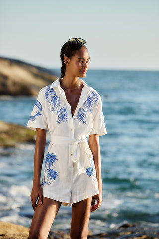 Brasil Vintage Off-white Romper