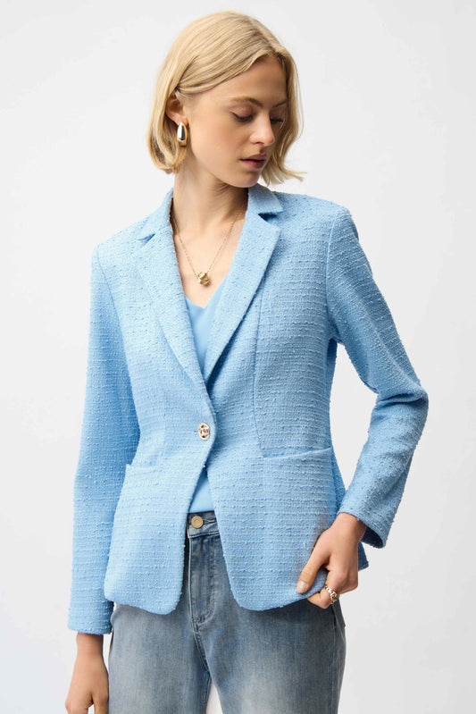 Bouclé Fitted Blazer