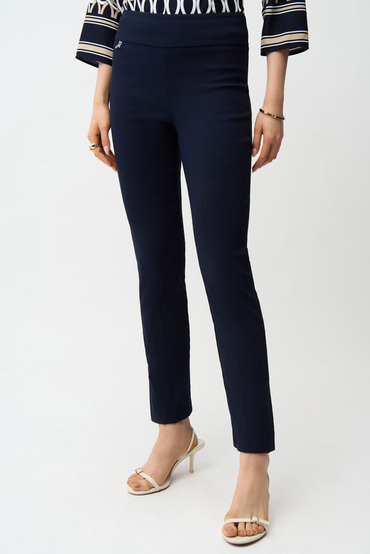 Jacquard Straight Pull-On Pants