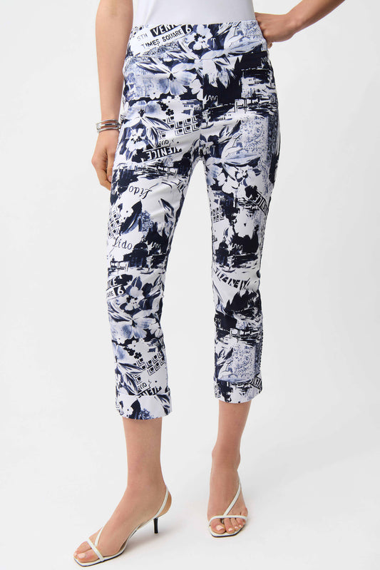 Millennium Print Crop Pull-On Pants
