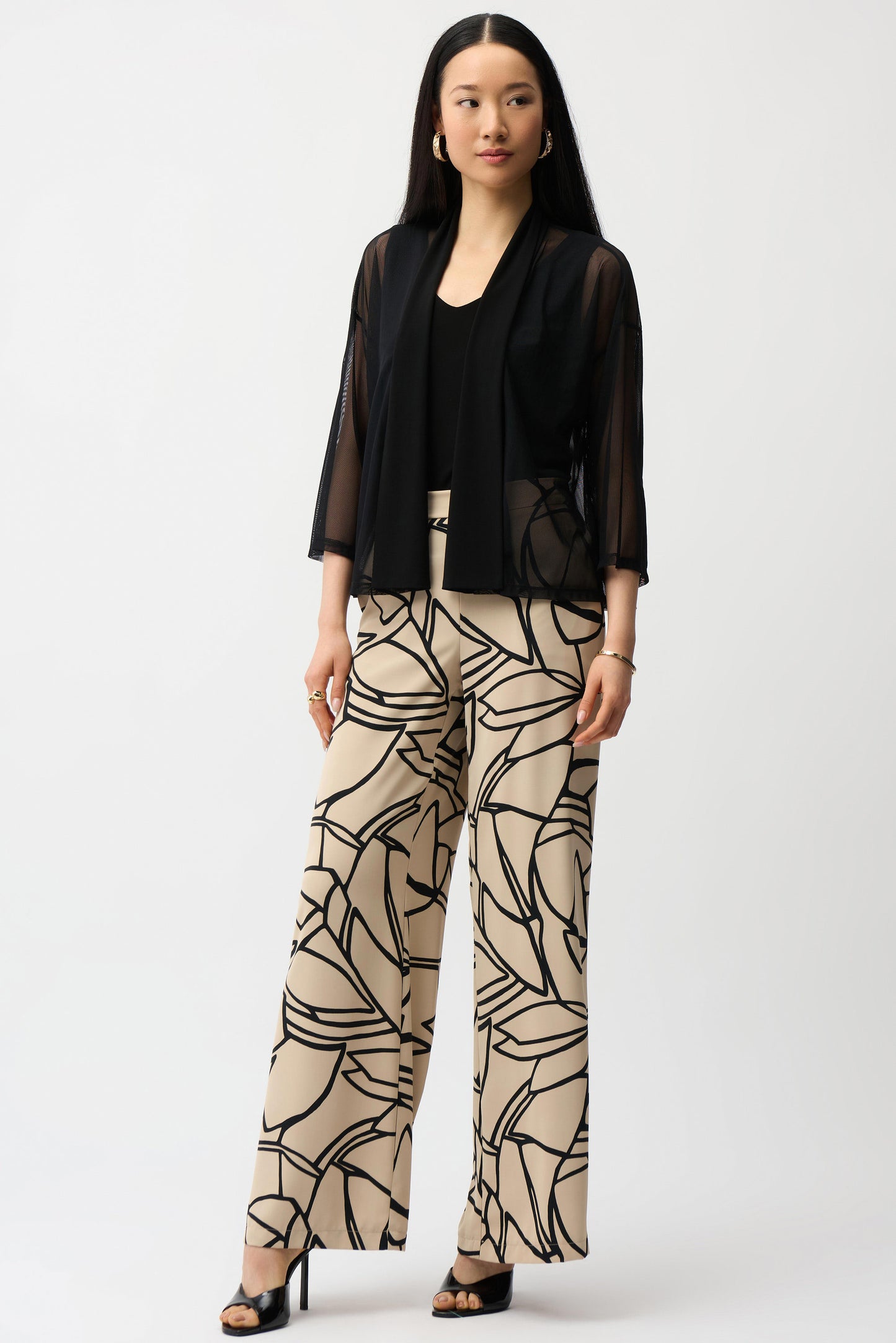 Draped Open Front Cover-Up