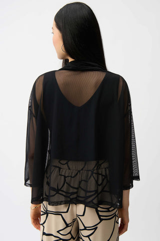 Draped Open Front Cover-Up