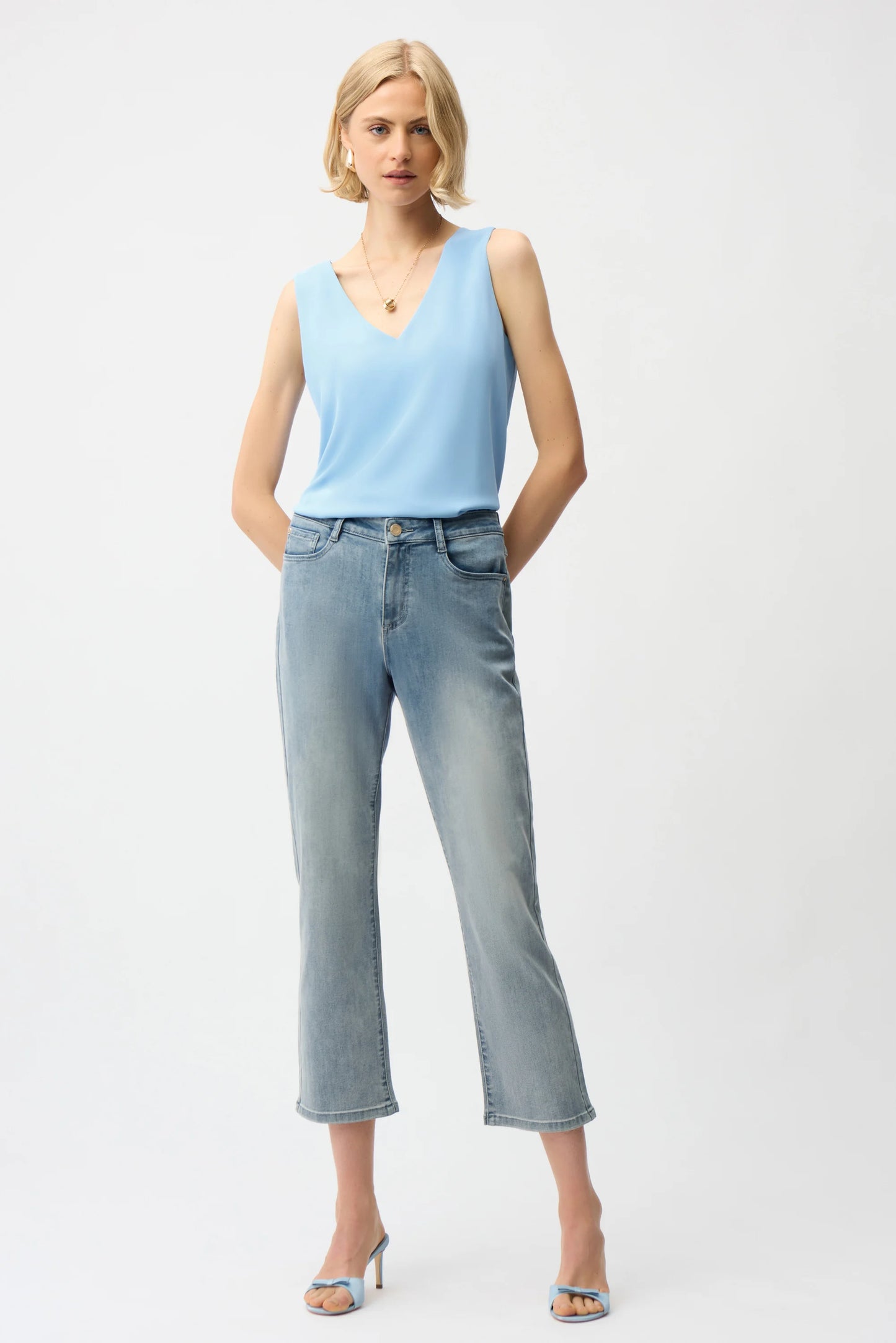 Twill Sleeveless Top