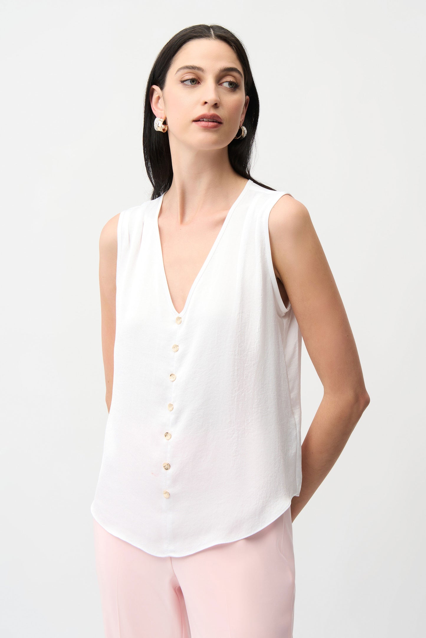 Recycled Satin Boxy Top