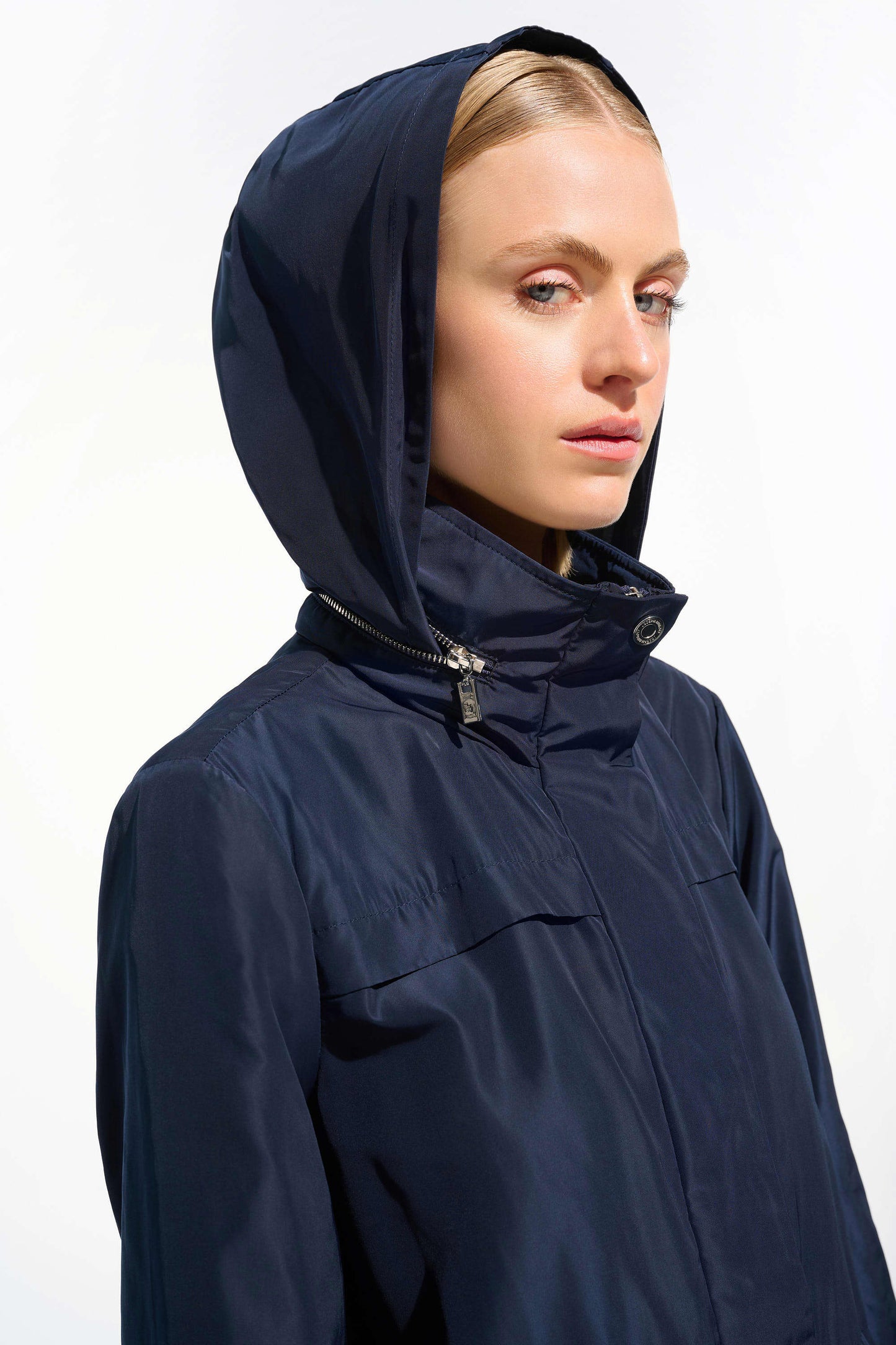 Imitation Memory Anorak With Hidden Hood