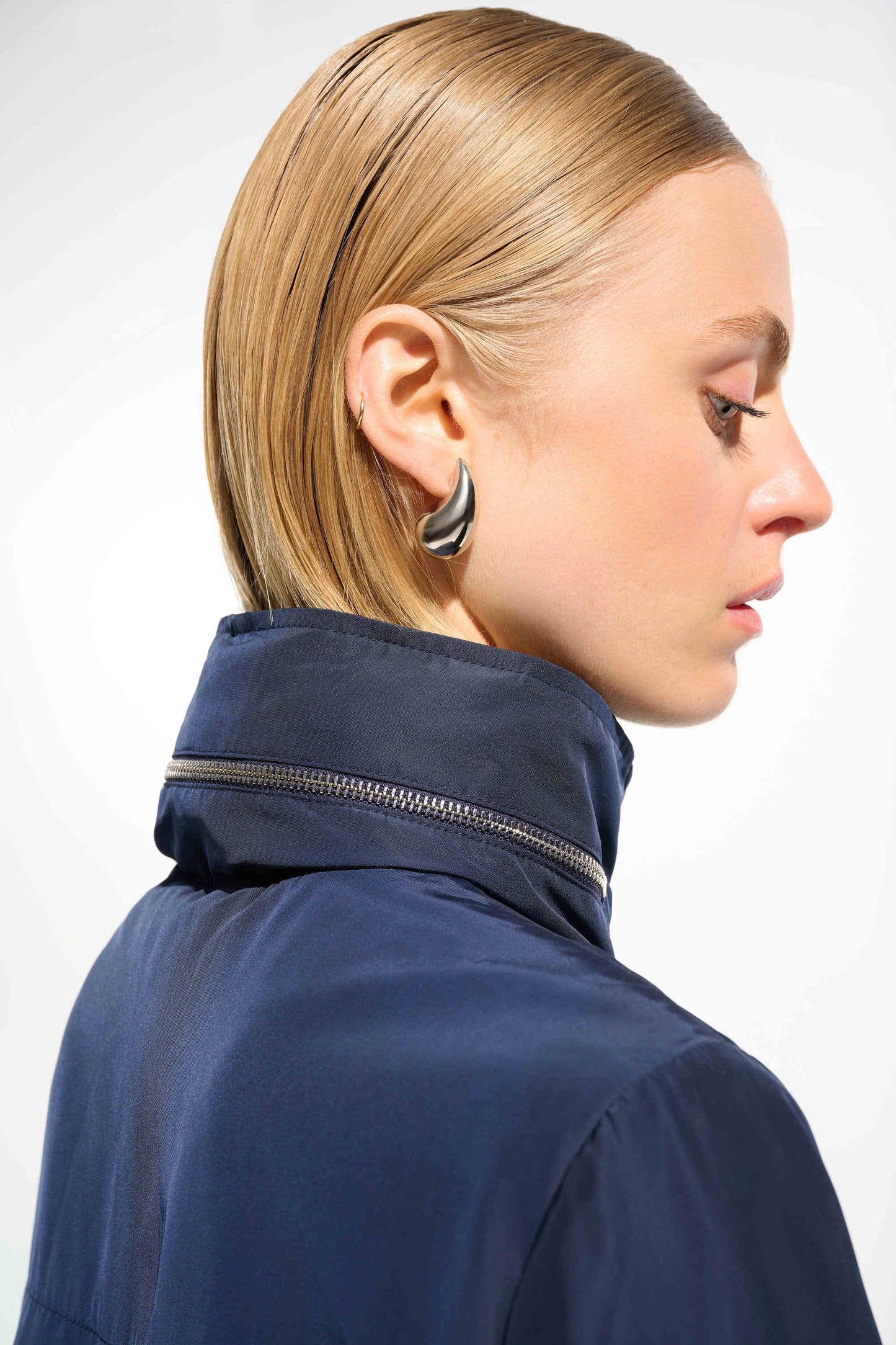 Imitation Memory Anorak With Hidden Hood