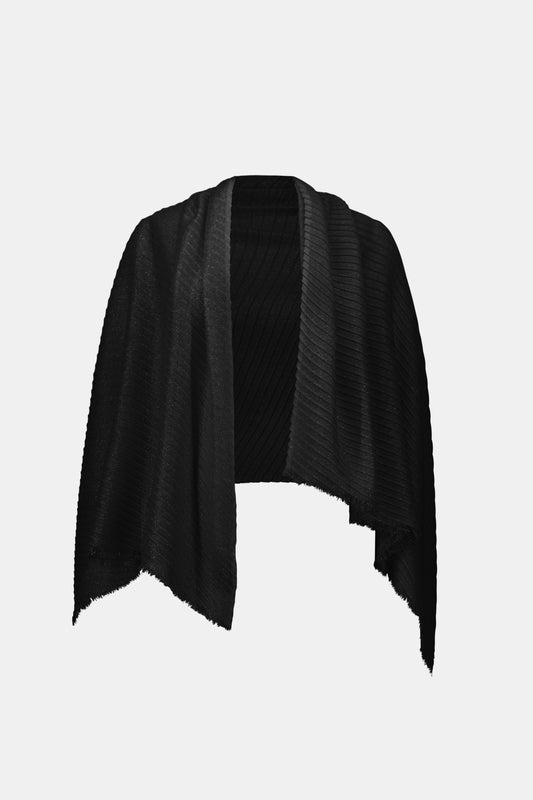 Woven Pleated Rectangular Scarf