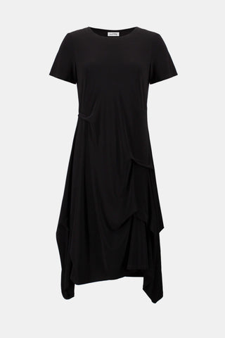 Silky Knit Trapeze Dress