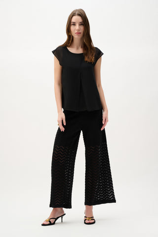 Chiffon And Georgette Trapeze Top