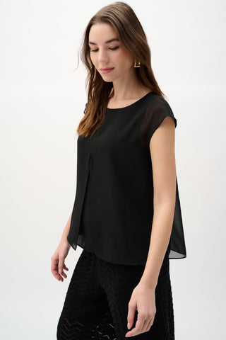 Chiffon And Georgette Trapeze Top