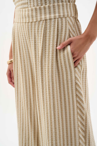 Woven Stripe Pants