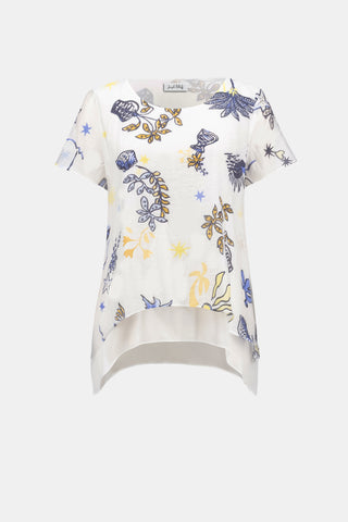 Tropical Print Trapeze Tunic