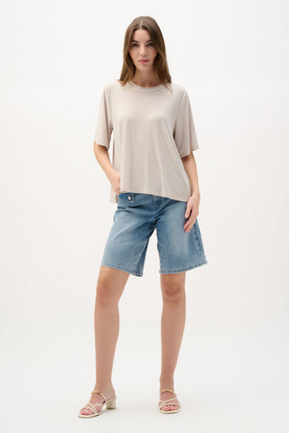 Silky Knit Trapeze Top