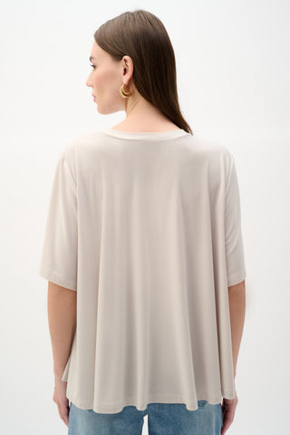 Silky Knit Trapeze Top