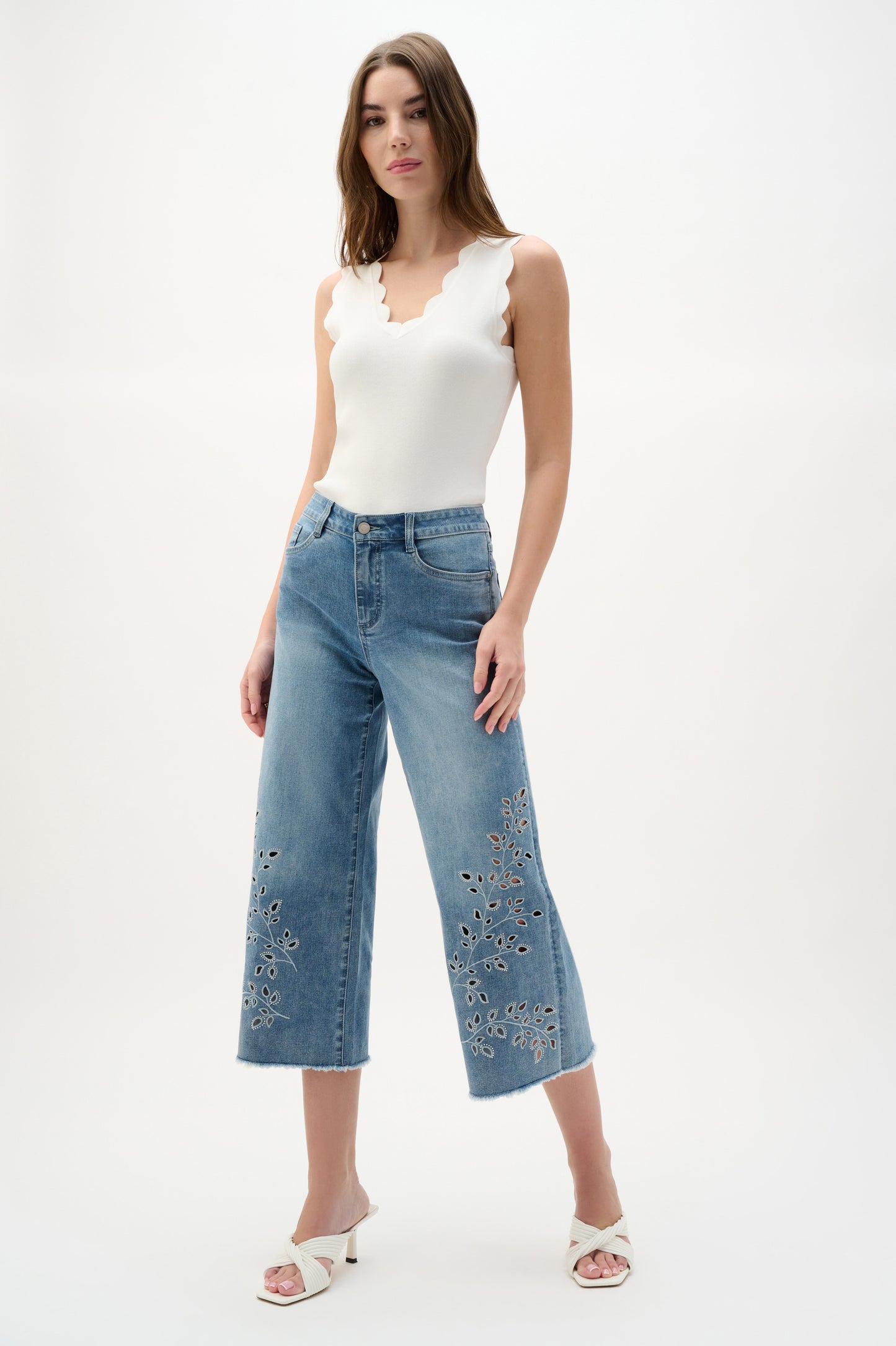 Viscose Sweater Knit Fitted Tank Top