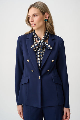 Chiffon Geometric - Print Tie-Neck Blouse