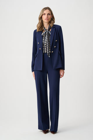 Scuba Crepe Wide Leg Pull-On Pants