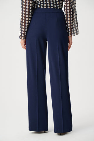Scuba Crepe Wide Leg Pull-On Pants