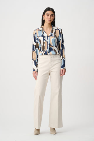 Chloe Stretch Denim High-Rise Wide Leg Jeans