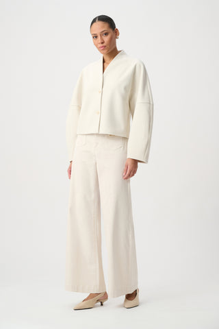 Featherweave Denim Palazzo Jeans