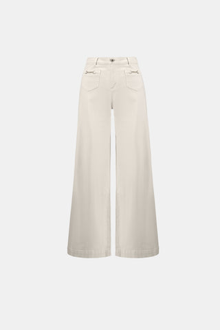 Featherweave Denim Palazzo Jeans