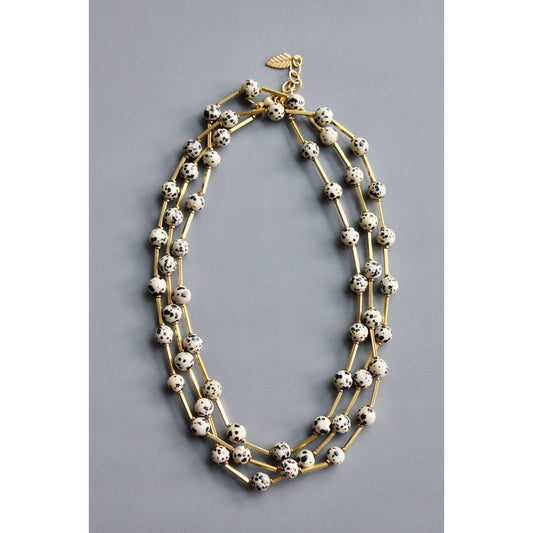 Dianelle Dalmatian Necklace