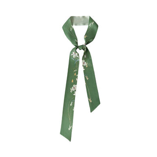 "Lily" Silk Skinny Scarf