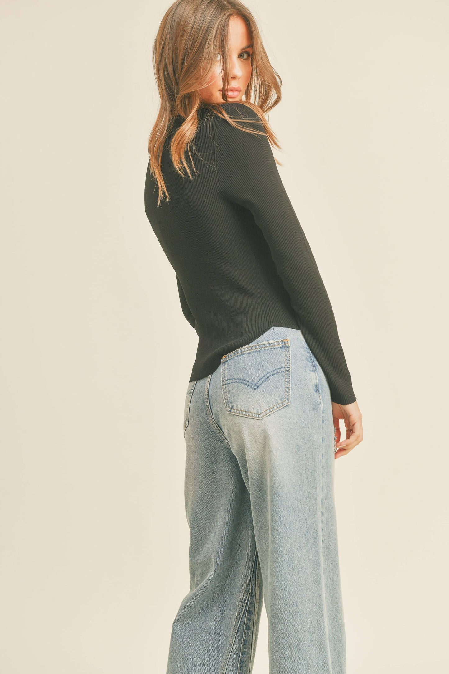 Teresa Ribbed Long Sleeve