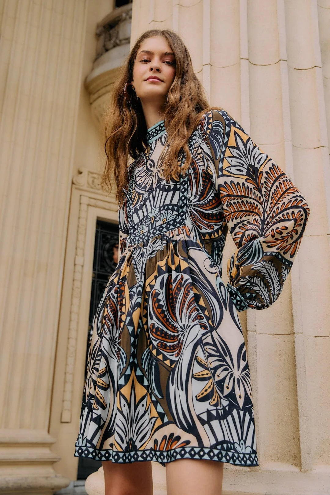 Balamana Multicolor Mini Dress