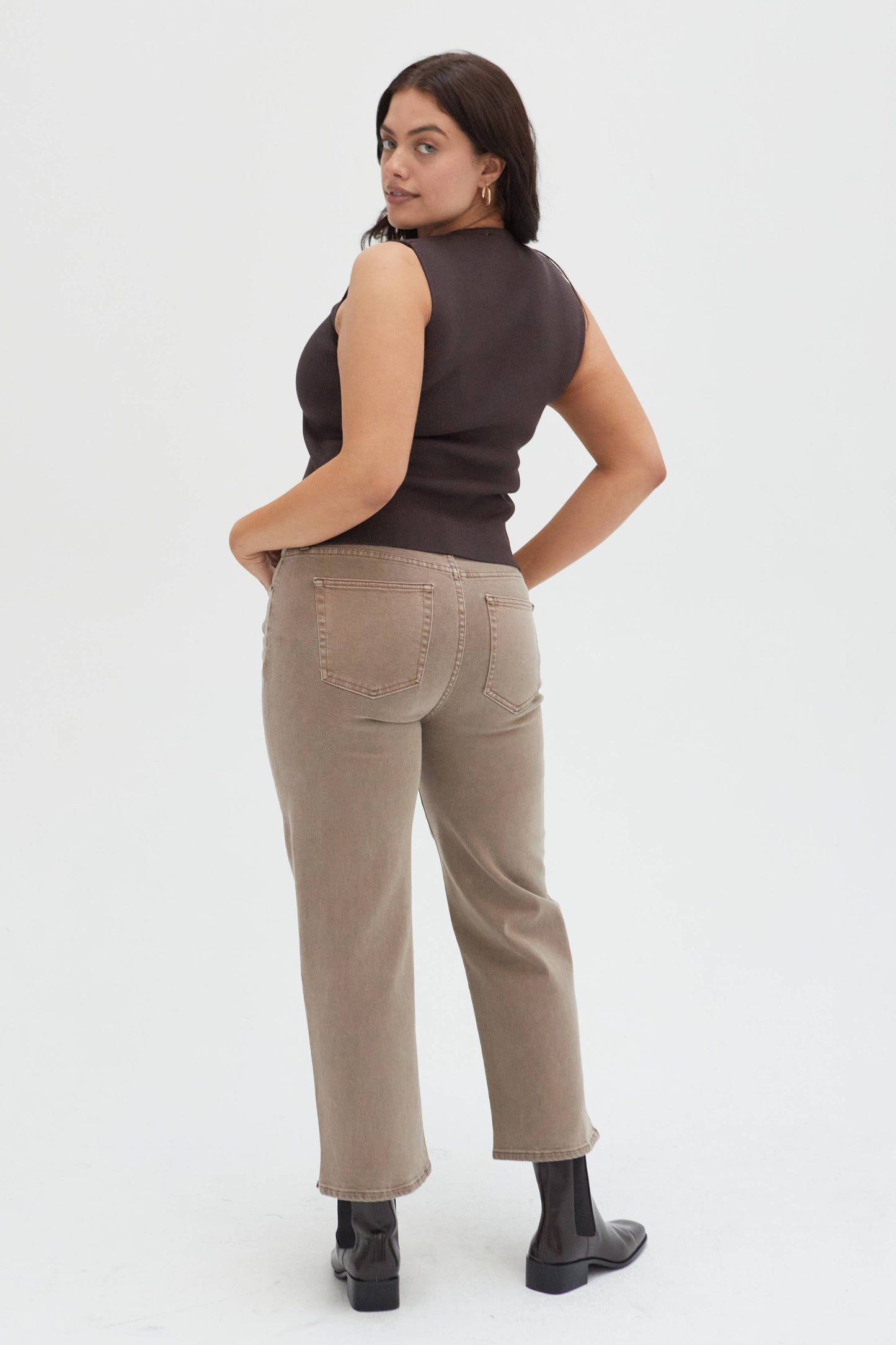 Addington Ankle Crop Mid Rise