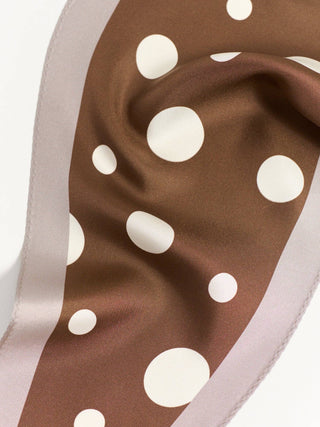 "Retro Polka" Silk Neckerchief