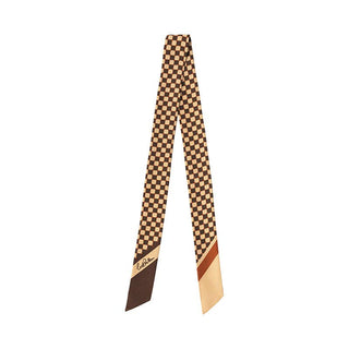 Checkerboard Silk Scarf