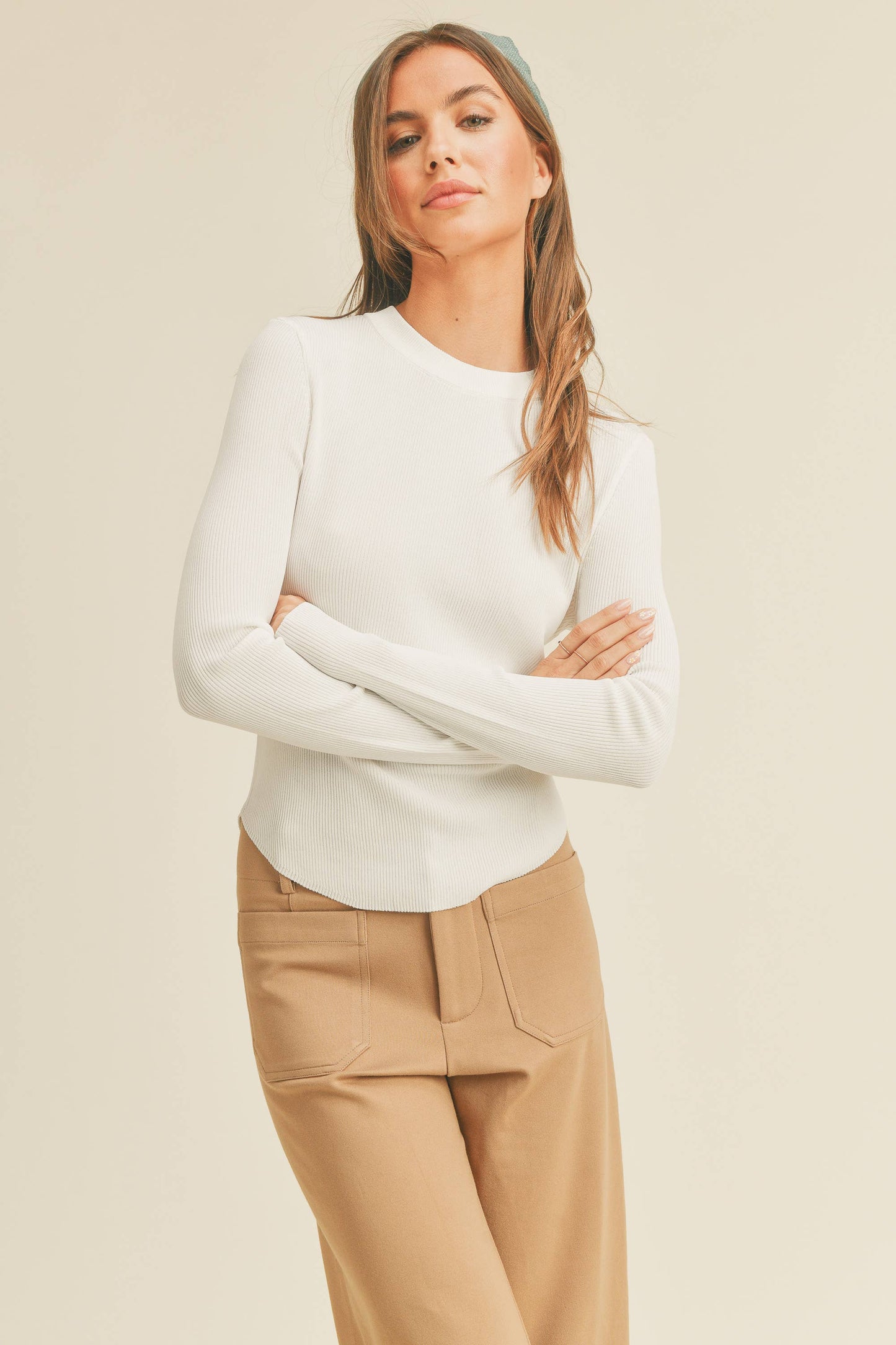 Teresa Ribbed Long Sleeve
