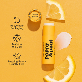 Poppy & Pout Lemon Lip Balm