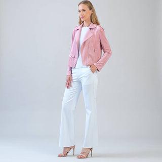 Soft Suede Moto Jacket