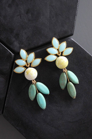 Tiffany Vintage Glass Earrings