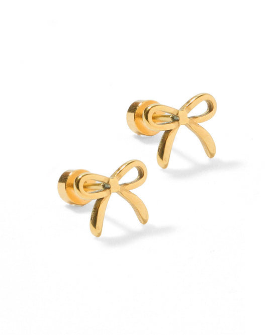 Screwback Stud Earrings Sadie - Gold