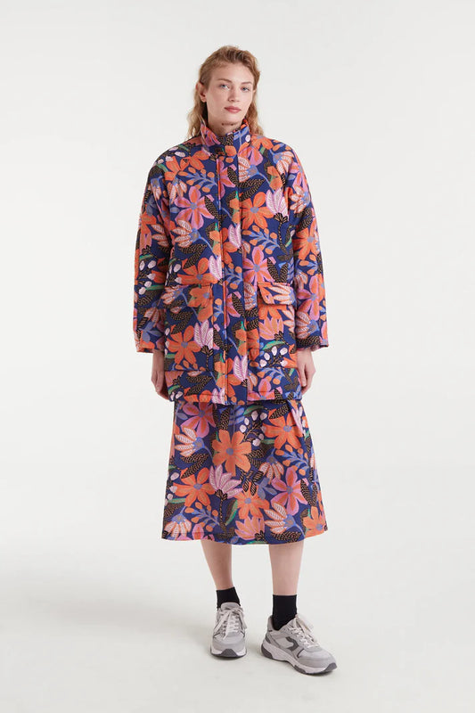 Tigerlily Print Coat
