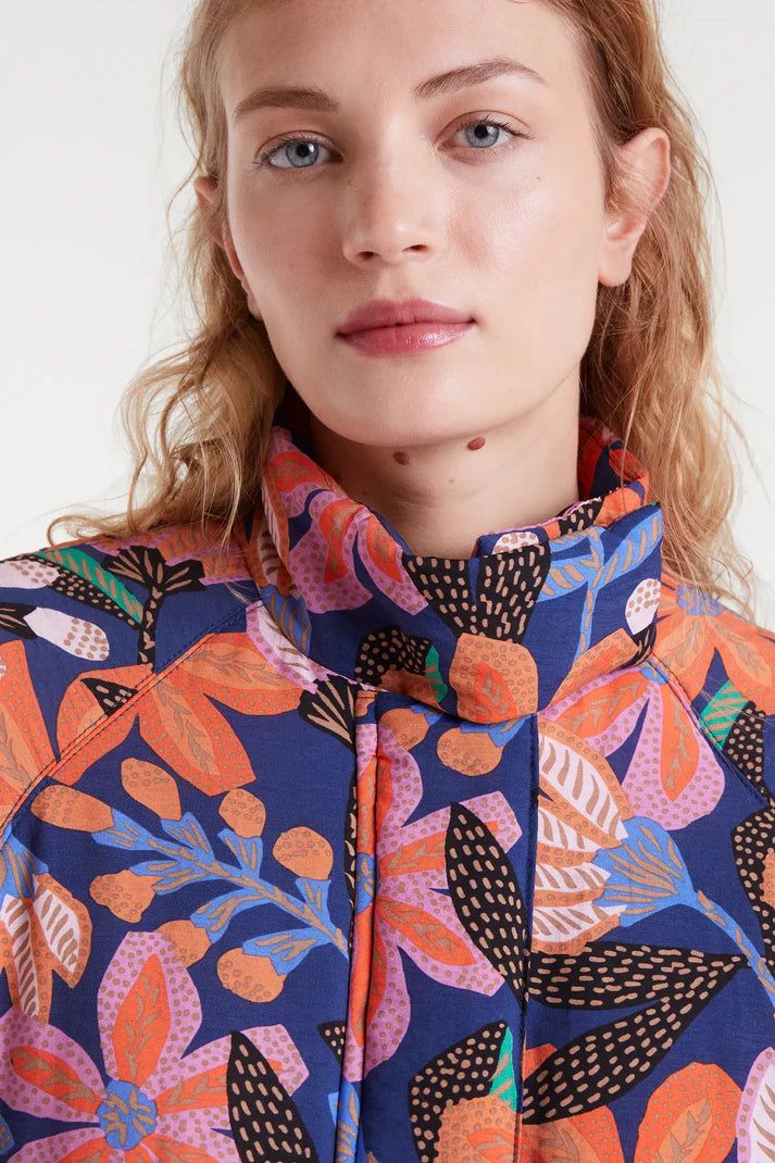 Tigerlily Print Coat