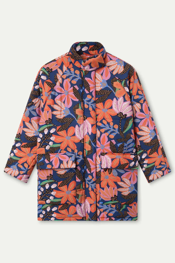Tigerlily Print Coat