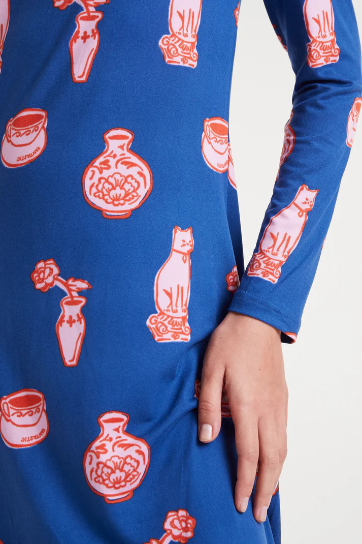 Porcelain Cat Dress
