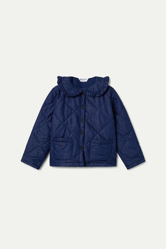 Blue Denim Padded Jacket
