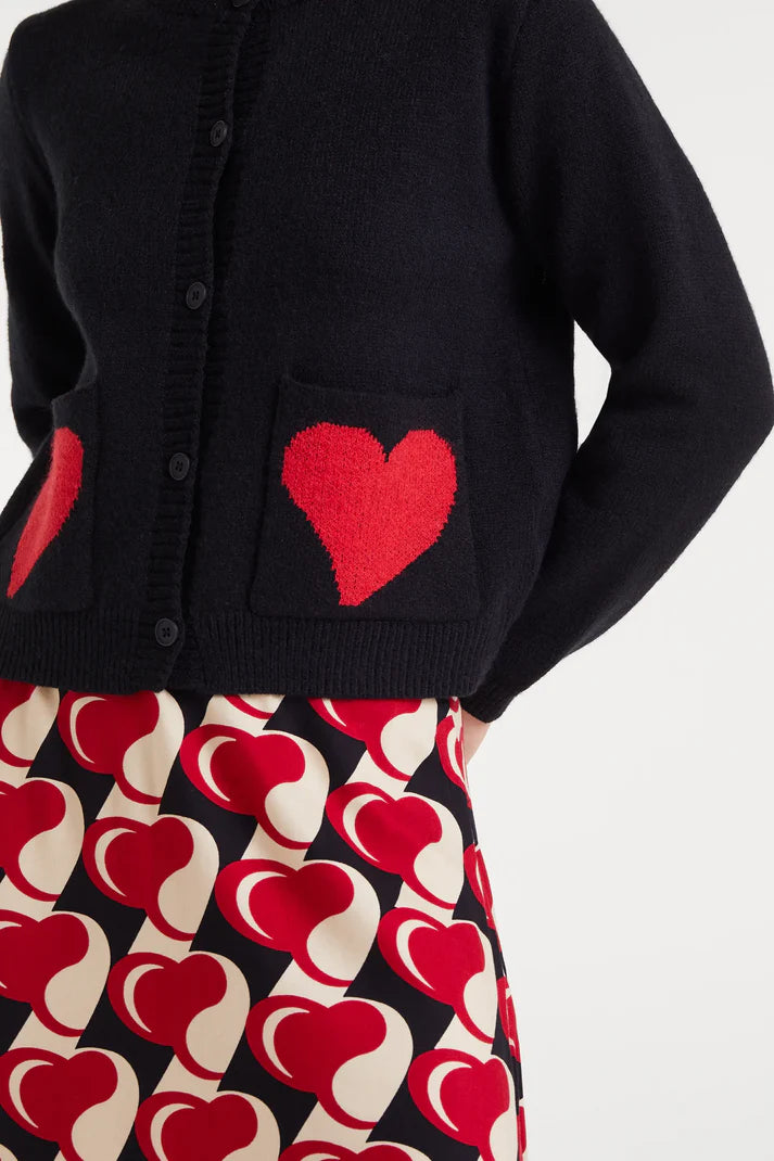 Heart Pocket Cardigan