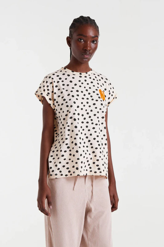 Polka Dot Leopard Tee