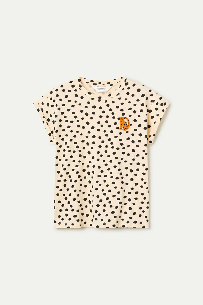 Polka Dot Leopard Tee