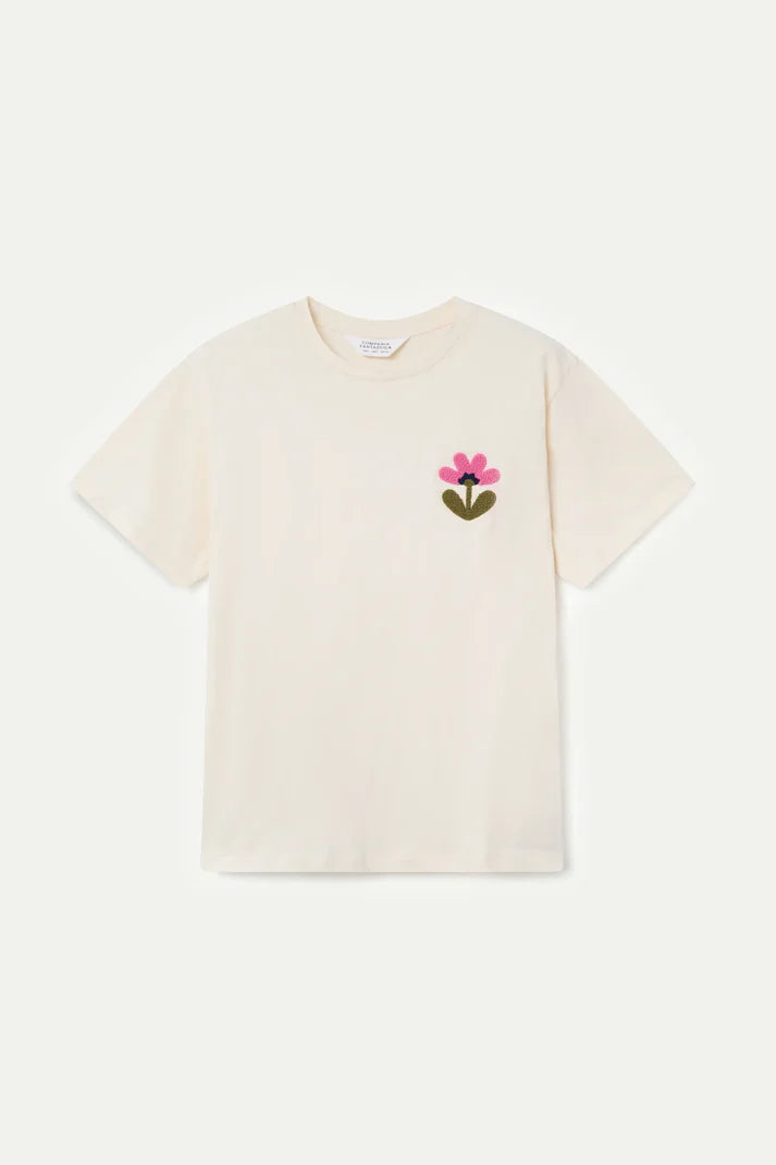 T-shirt with flower