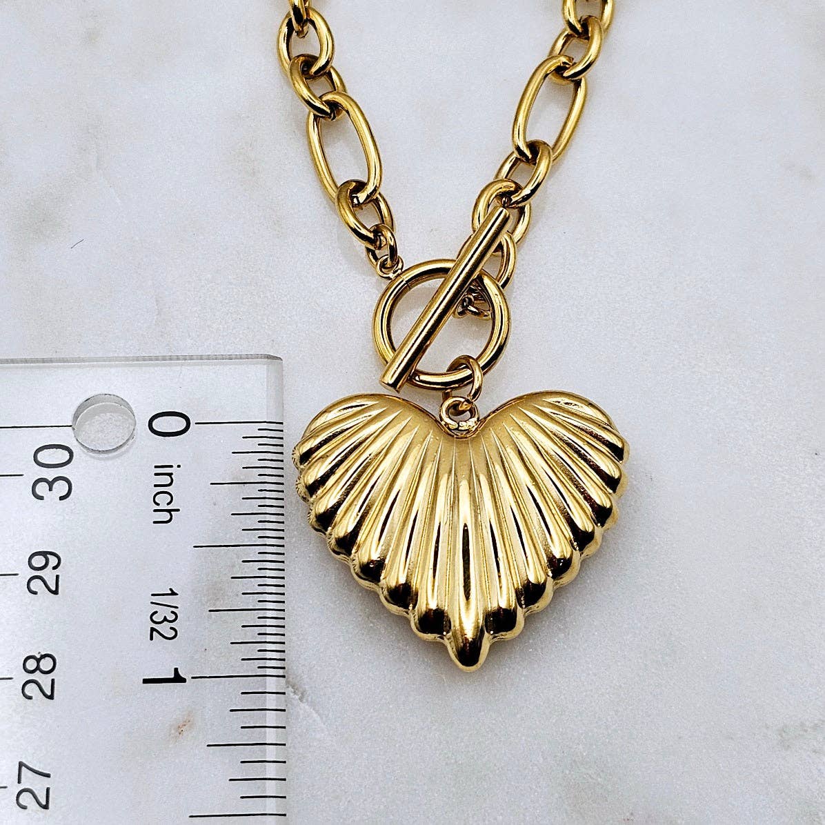 Golden Heart Necklace