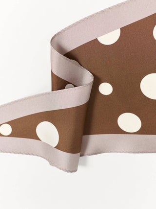 "Retro Polka" Silk Neckerchief